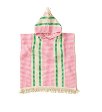 Load image into Gallery viewer, Tishy Waffle Hooded Towel - Dahlia
