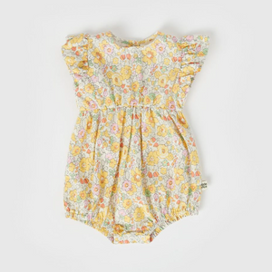 Goldie + Ace - Lani Cotton Romper - Betsy Yellow