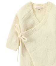 Load image into Gallery viewer, Susukoshi - Boucle Baby Kimono Overall Suit - Milk
