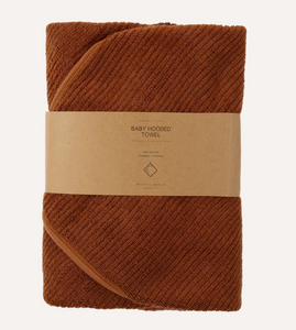 Susukoshi - Baby Hooded Towel - Sweet Maple