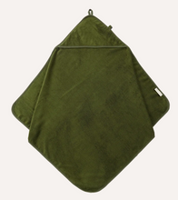 Load image into Gallery viewer, Susukoshi - Baby Hooded Towel - Moss
