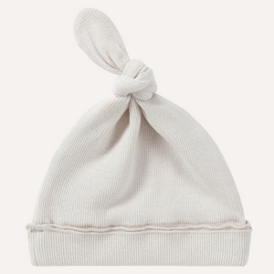 Susukoshi - Organic Knotted Hat - Salt