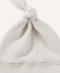 Susukoshi - Organic Knotted Hat - Salt