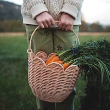 Load image into Gallery viewer, Olli Ella - Rattan Tulip Carry Basket
