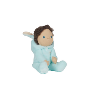 Olli Ella - Dinky Dinkums Fluffle Family - 'Basil Bunny' Misty Blue