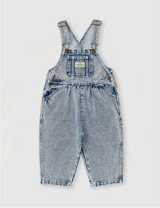 Goldie + Ace - Austin Vintage Washed Overalls - Light Denim