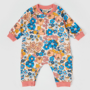 Goldie + Ace - Willa Wildflower Relaxed Terry Romper - Multi