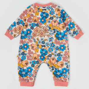 Goldie + Ace - Willa Wildflower Relaxed Terry Romper - Multi