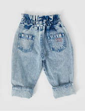 Load image into Gallery viewer, Goldie + Ace - Millie Paper Bag Jeans - Light Denim
