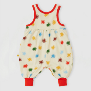 Goldie + Ace - Sunny Days Balloon Overall Romper - Cream