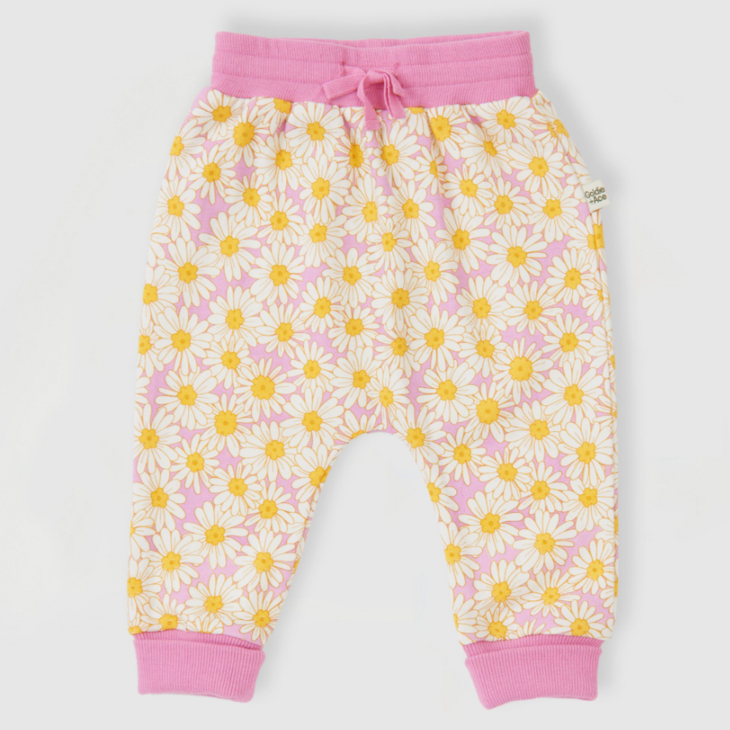 Goldie + Ace - Daisy Meadow Terry Sweatpants - Fair Floss Golden