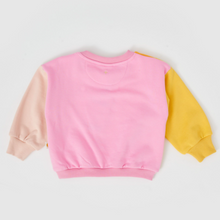 Load image into Gallery viewer, Goldie + Ace - Rio Wave Sweater - Pink/Gold
