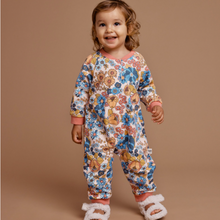 Load image into Gallery viewer, Goldie + Ace - Willa Wildflower Relaxed Terry Romper - Multi
