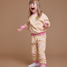 Load image into Gallery viewer, Goldie + Ace - Daisy Meadow Terry Sweatpants - Fair Floss Golden
