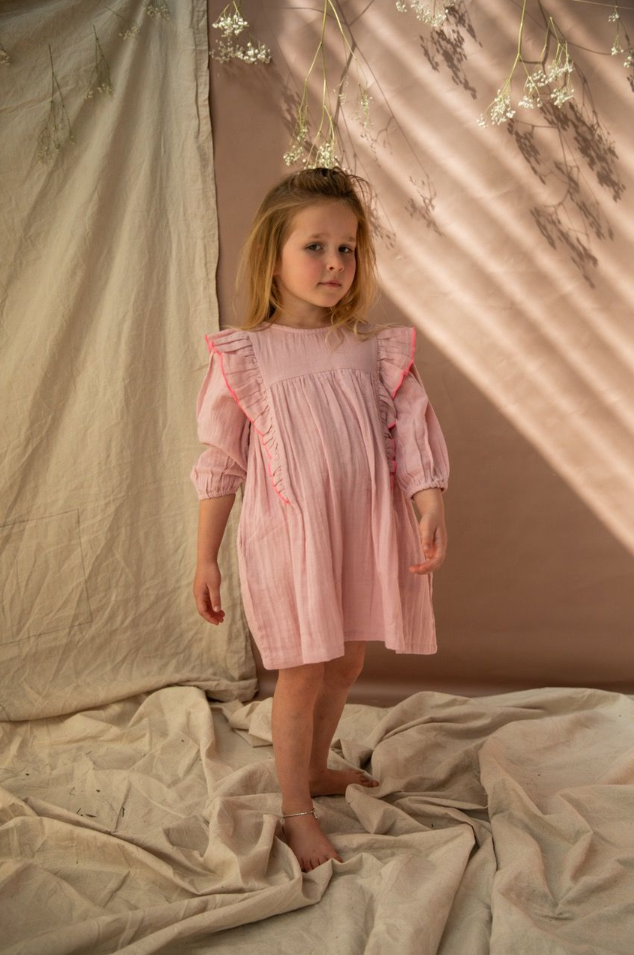 Bella + Lace - Agatha Dress - Pink Lady Apple