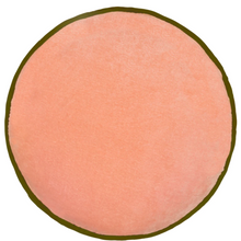 Load image into Gallery viewer, Castle - Rose Trim Velvet Round Cushion
