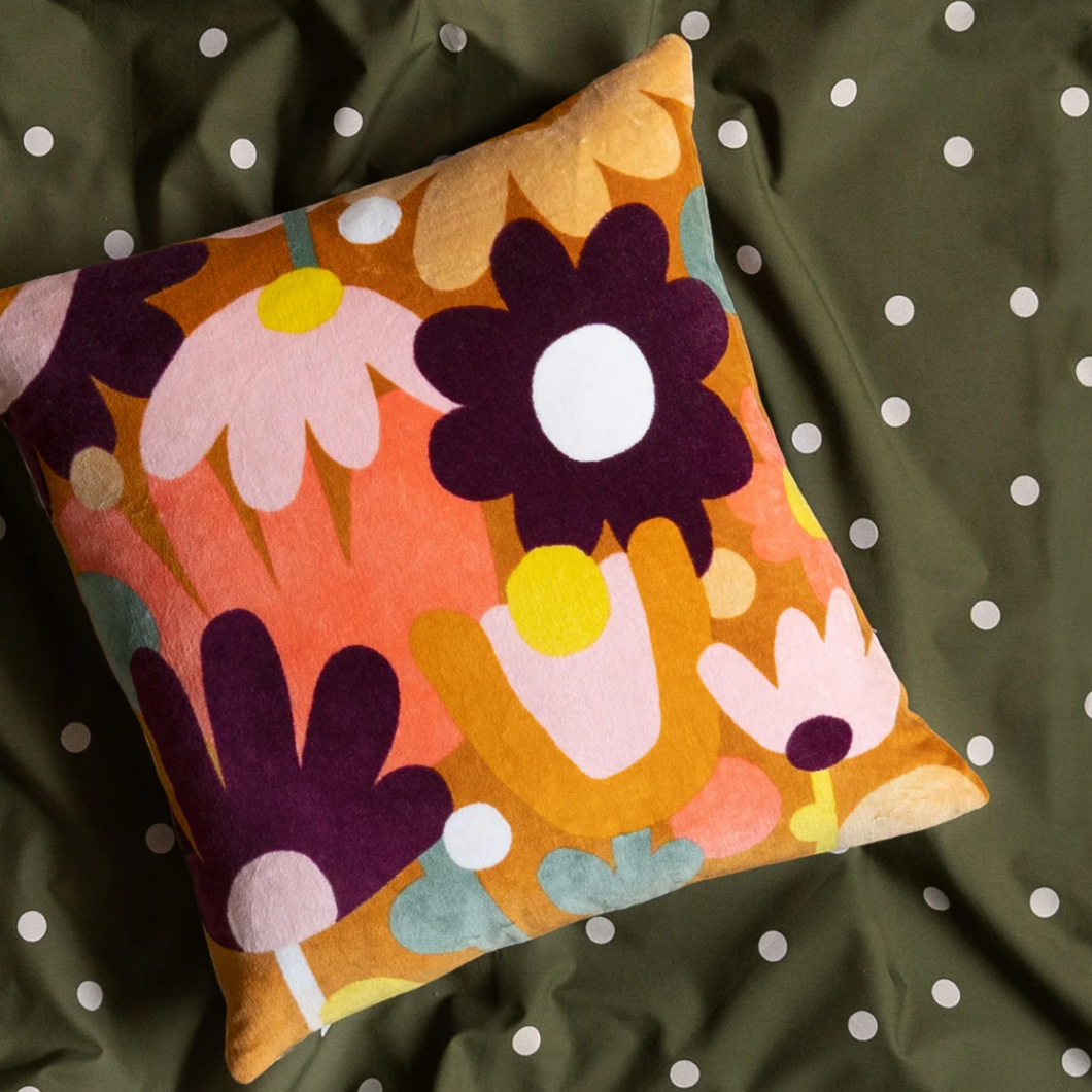 Castle - Petal Velvet Cushion