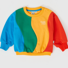 Load image into Gallery viewer, Goldie + Ace - Rio Wave Sweater - Primary
