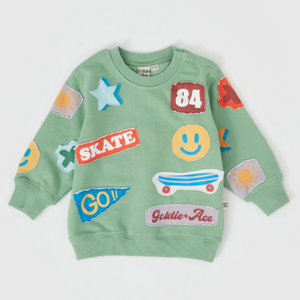 Goldie + Ace - Adam Patch Sweater