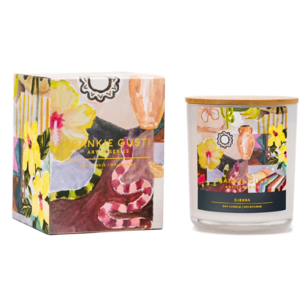 Frankie Gusti - Artist Series Candle by Annie Everingham - Djerba