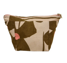 Load image into Gallery viewer, Mosey Me - Olive Poppy Cosmetic Case
