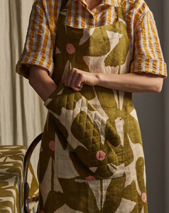 Mosey Me - Olive Poppy Apron