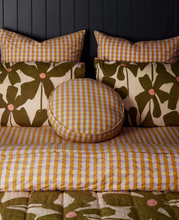 Load image into Gallery viewer, Mosey Me - Olive Poppy Standard Pillowcase Set
