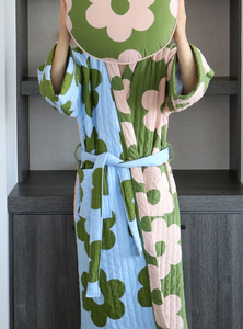 Mosey Me - Flower Bed Quilted Robe