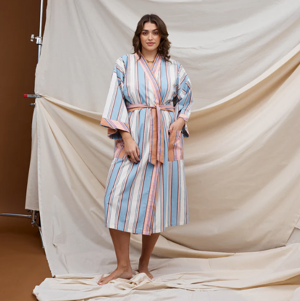 Sage x Clare - Samode Cotton Robe