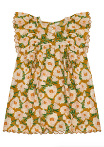 Bella & Lace Sophia Dress-Soirée Bouquet Honey Mustard