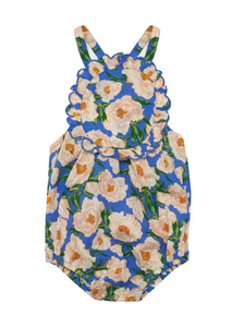 Bella & Lace Freya Romper-Soirée Bouquet Bondi Blue