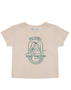 Bella & Lace Kate T-Shirt- Almond Flour