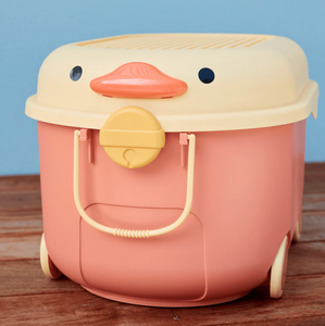 Cowrie and Conch - 'Ride a Long Storage' Red and Yellow Duck (Medium)
