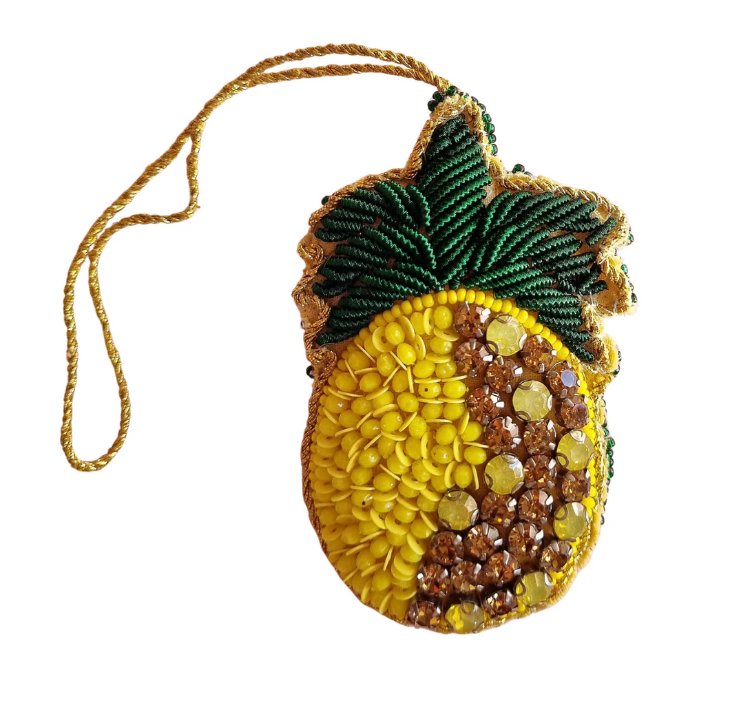 Christmas Decoration Beaded Pineapple