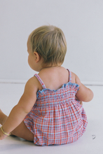 Load image into Gallery viewer, JUNI - Lottie Romper Picnic Check
