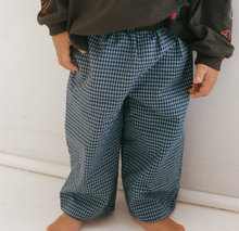 Load image into Gallery viewer, Juni - Benji Pant - Blue Check

