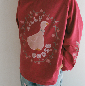 Juni - Silly Goose Tee - Pink