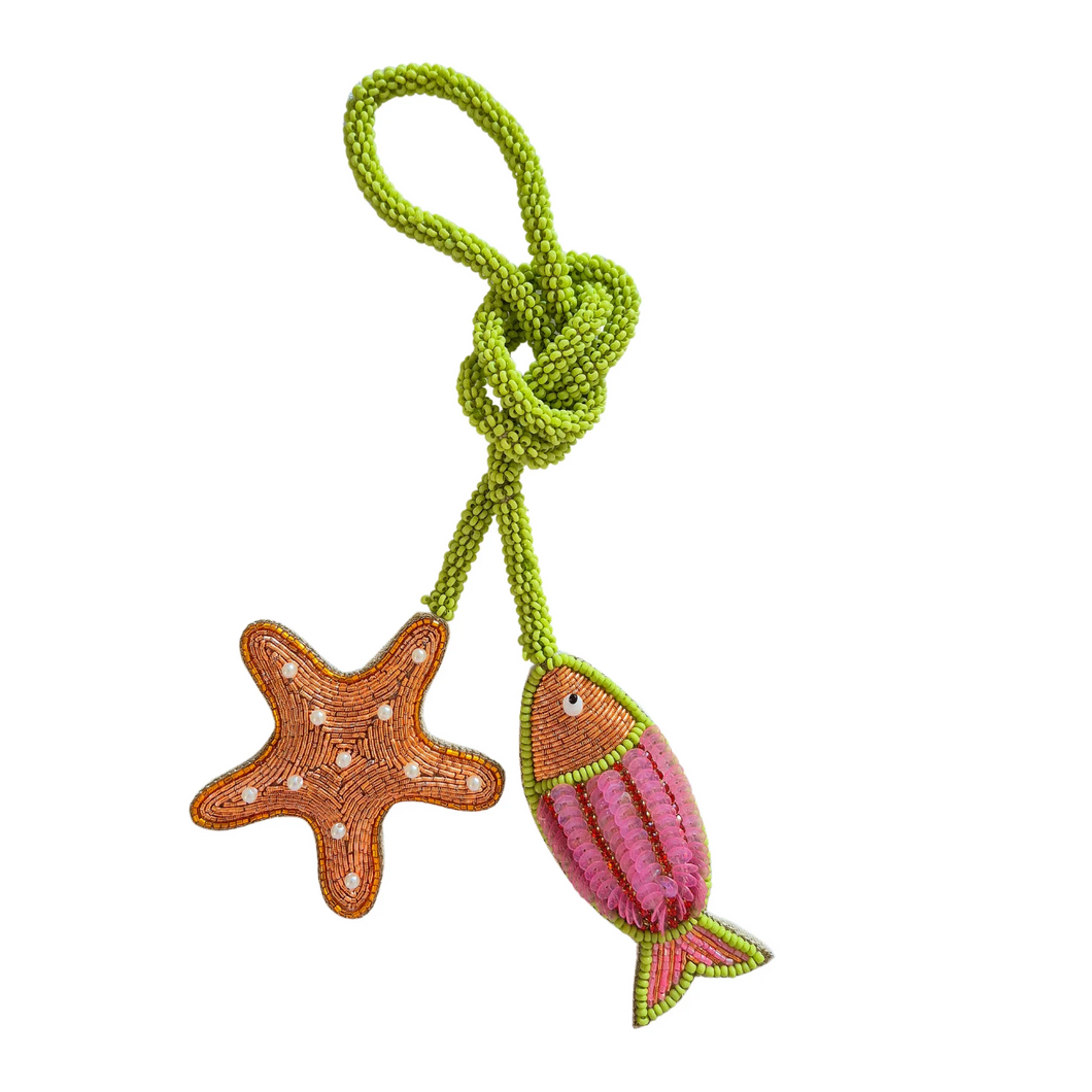 Zoda - Star Fish Beaded Bag Charm