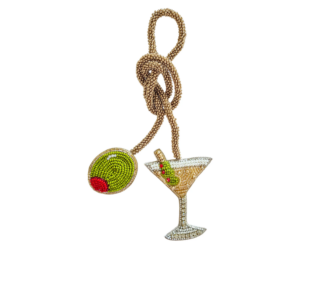 Zoda -Dirty Martini Beaded Keychain