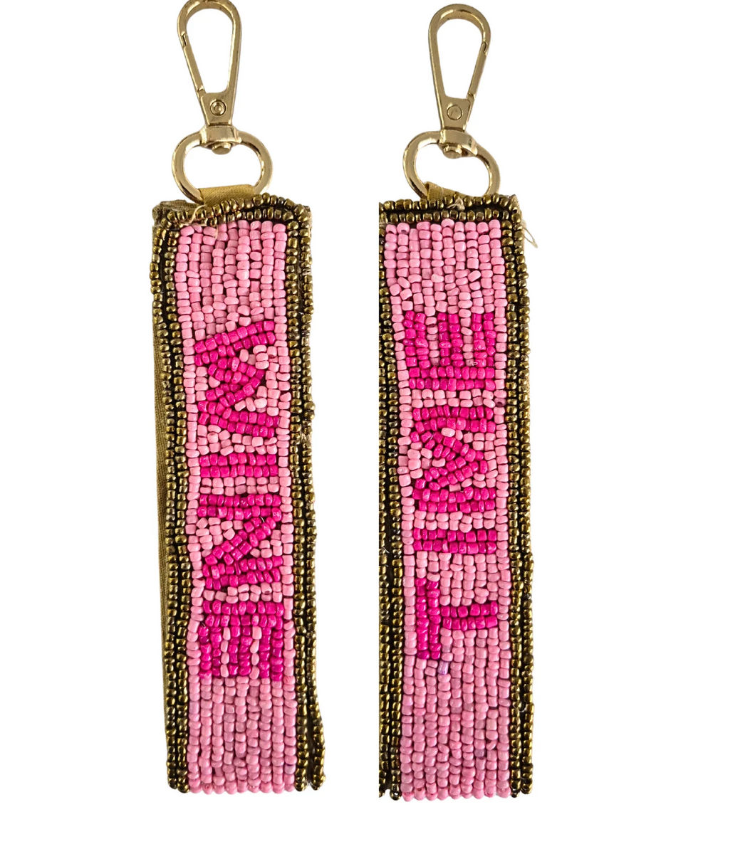 Zoda - Wine Time Beaded Key Chain