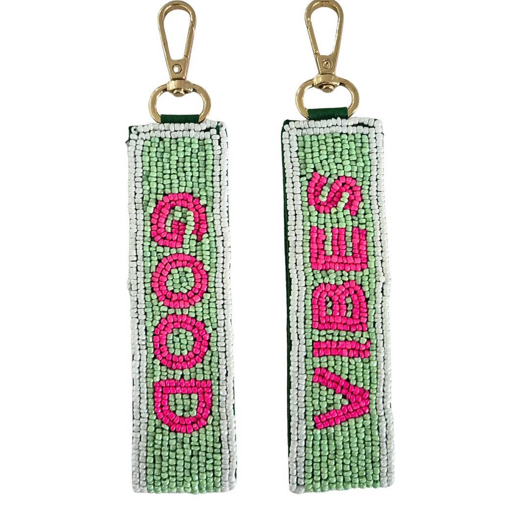 Zoda - Good Vibes Beaded Key Chain