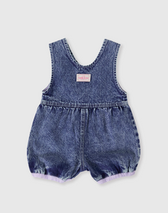 Goldie & Ace -  Nina Pastel Petals Denim Romper