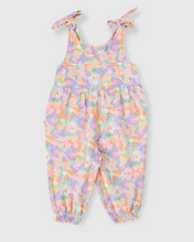 Load image into Gallery viewer, Goldie &amp; Ace - Pastel Bouquet Tiffany Tie Overalls
