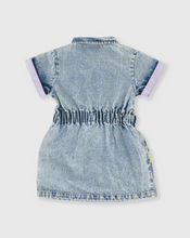 Load image into Gallery viewer, Goldie &amp; Ace - Pastel Pop Piper Denim Belted Dress
