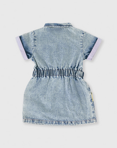 Goldie & Ace - Pastel Pop Piper Denim Belted Dress