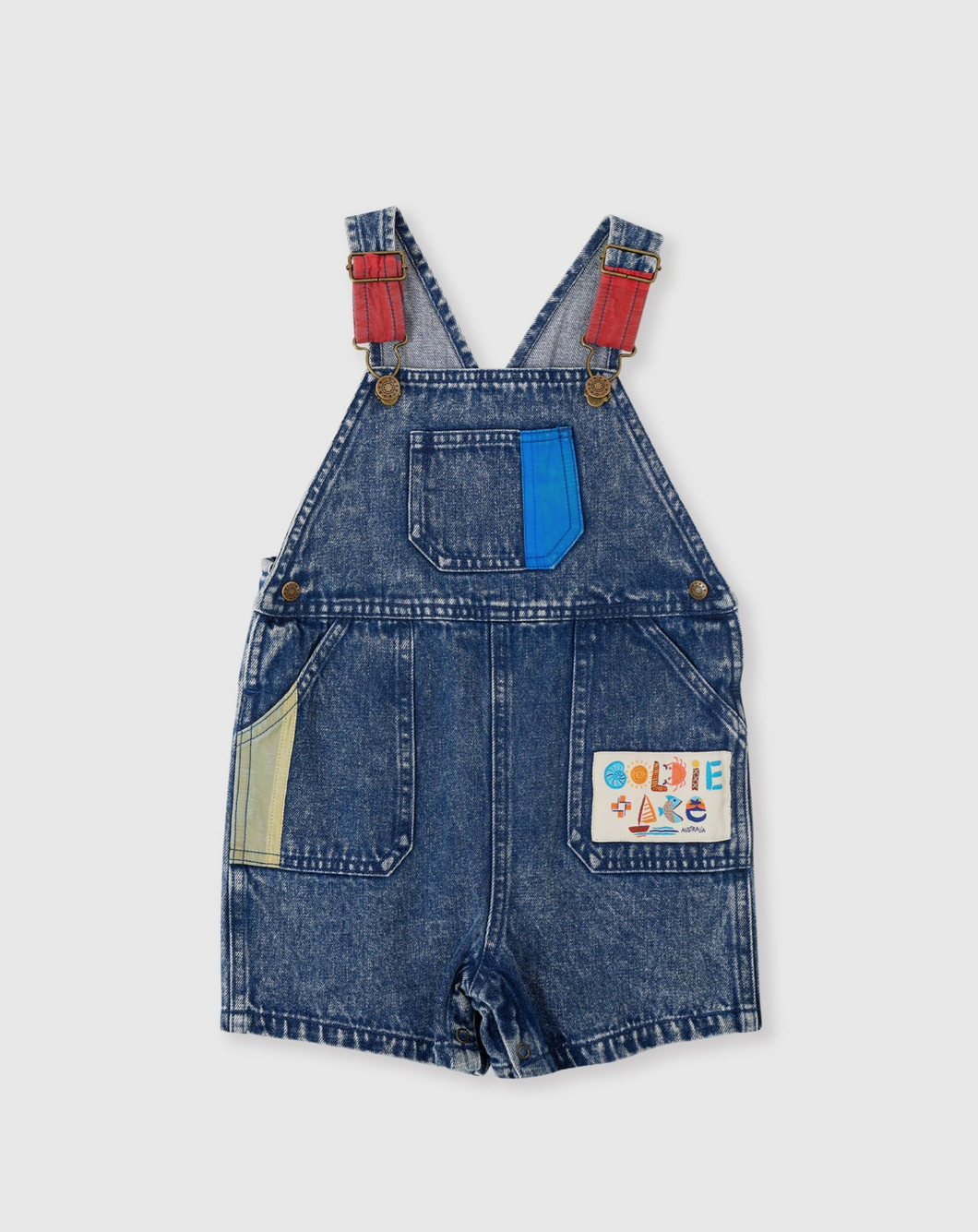 Goldie & Ace - Primary Pop Burton Denim Overalls