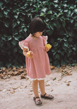 Load image into Gallery viewer, Juni - Daisy Dress Red Check
