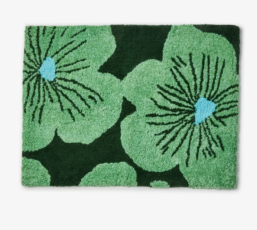 Bonnie & Neil - Jardin Green Bath Mat