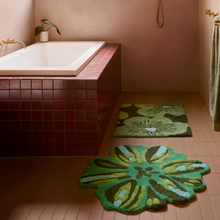 Load image into Gallery viewer, Bonnie &amp; Neil - Jardin Green Bath Mat
