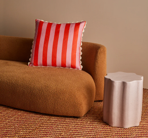 Bonnie & Neil - Bold Stripe Sorbet Linen Cushion 60cm